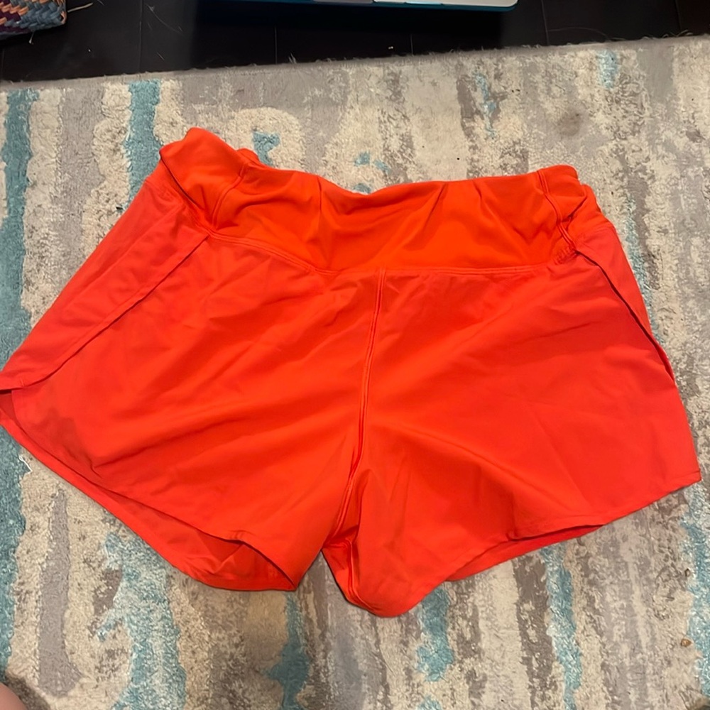 Orange crazy yoga shorts!